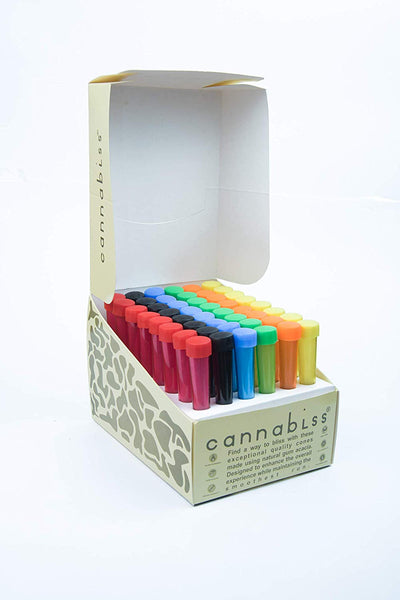 Cannabliss Pre-Rolled Brown Cone with Color Holder Box